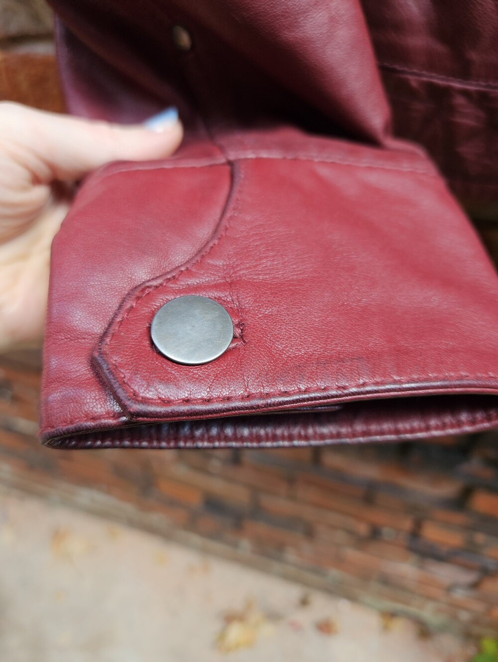 Black Rivet Leather Jacket - Picture 6 of 16